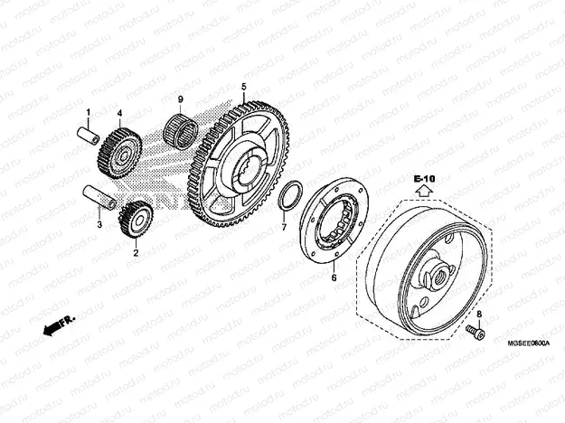 E-8 CLUTCH COUPLING START