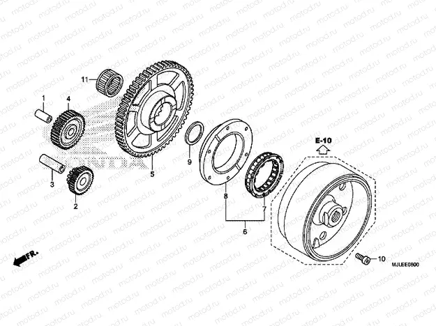 E-8 CLUTCH COUPLING START