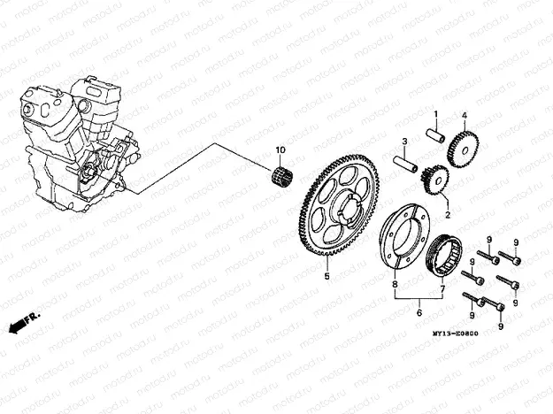 E-8 CLUTCH COUPLING START