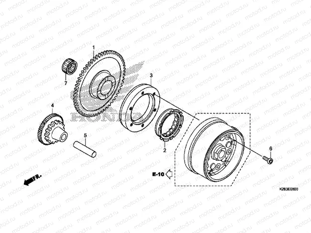 E-8 CLUTCH COUPLING START