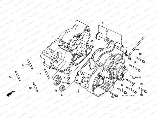 E-8 CRANKSHAFT