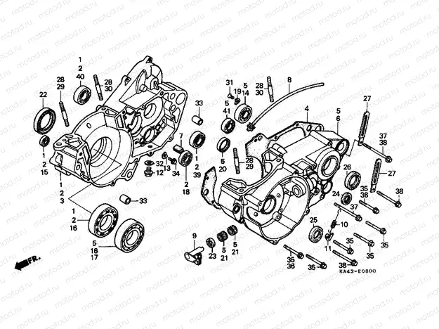 E-8 CRANKSHAFT