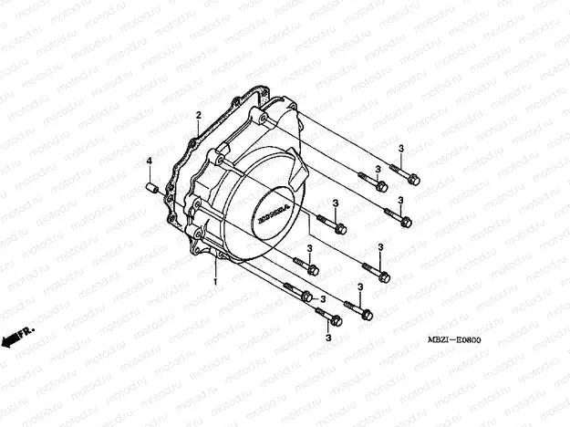 E-8 GENERATOR COVER