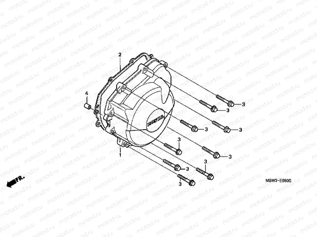 E-8 GENERATOR COVER