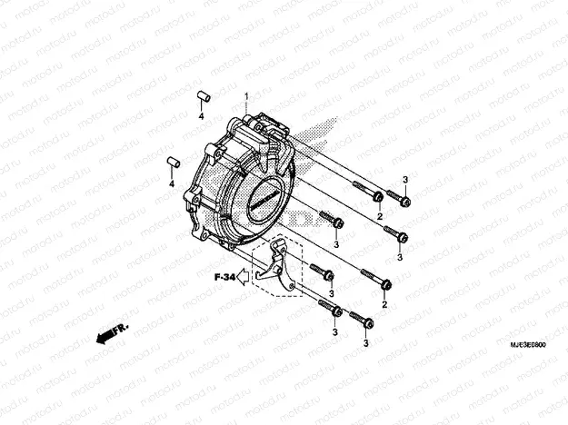 E-8 GENERATOR COVER