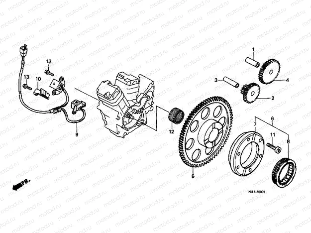 E-8 IGNITION DISTRIBUTOR GENERATOR