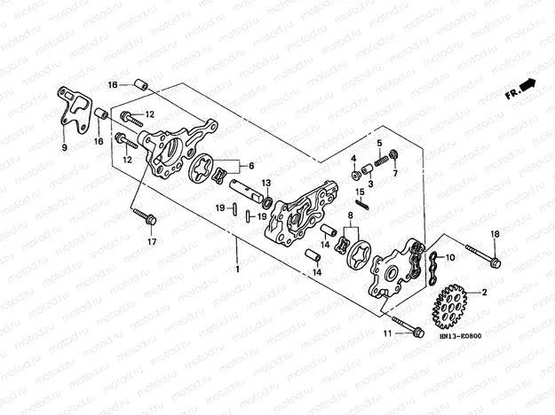 E-8 OIL PUMP