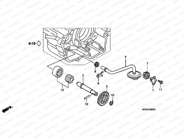 E-8 OIL PUMP