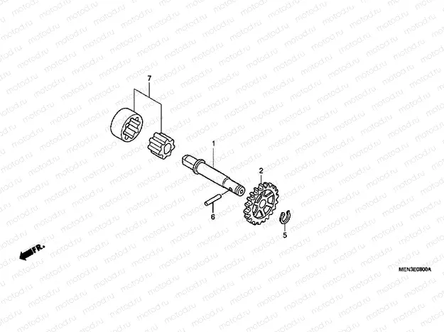 E-8 OIL PUMP