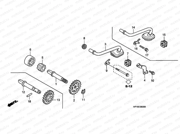 E-8 OIL PUMP