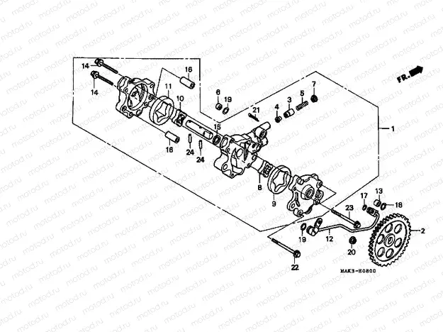 E-8 OIL PUMP