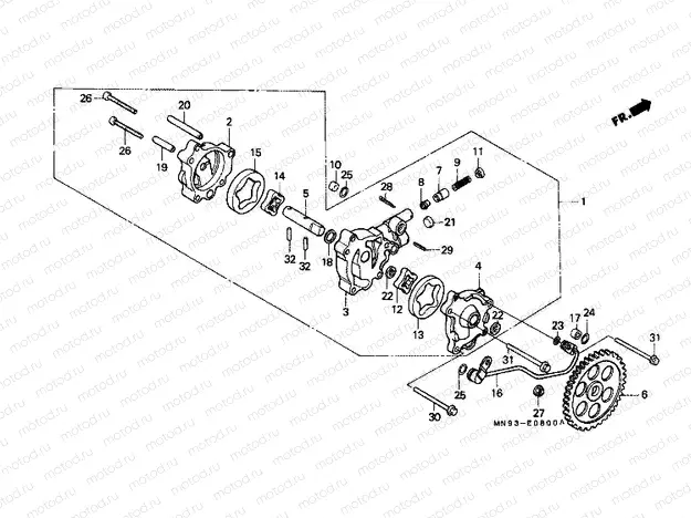E-8 OIL PUMP