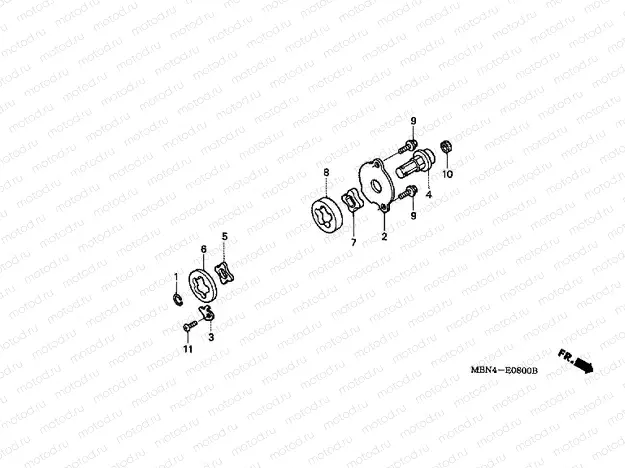 E-8 OIL PUMP
