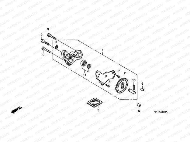 E-8 OIL PUMP