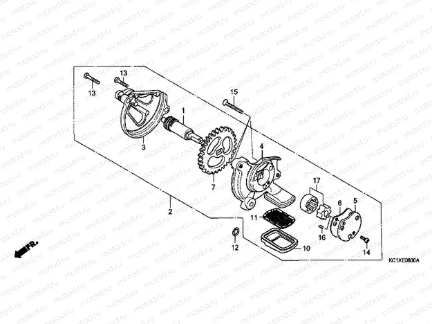 E-8 OIL PUMP