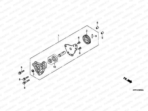 E-8 OIL PUMP