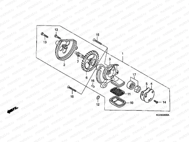 E-8 OIL PUMP