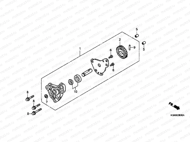E-8 OIL PUMP