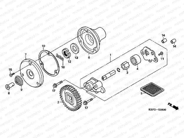 E-8 OIL PUMP