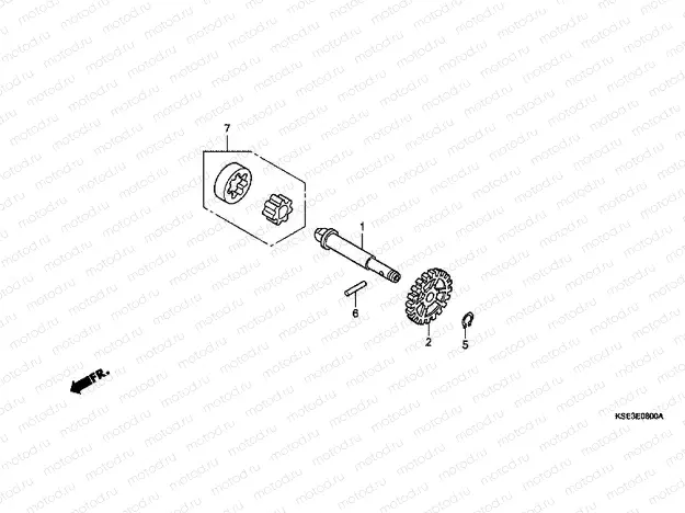 E-8 OIL PUMP