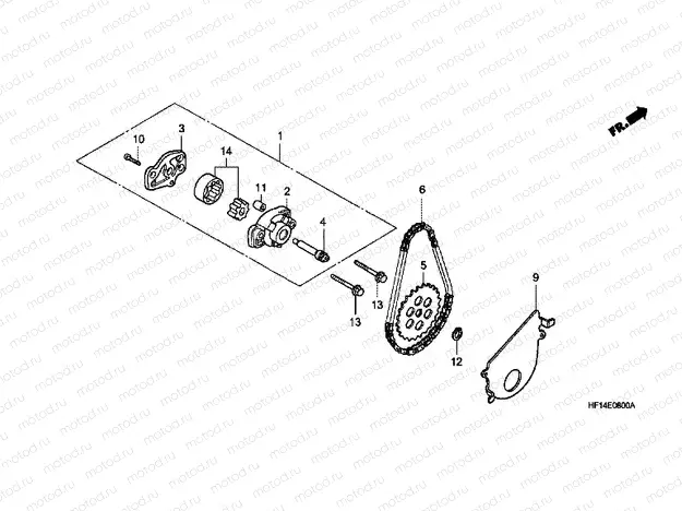 E-8 OIL PUMP