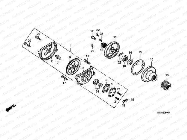 E-8 OIL PUMP