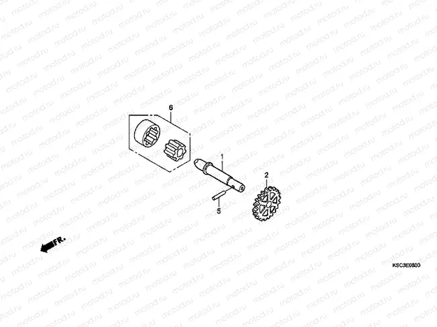 E-8 OIL PUMP