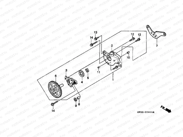 E-8 OIL PUMP