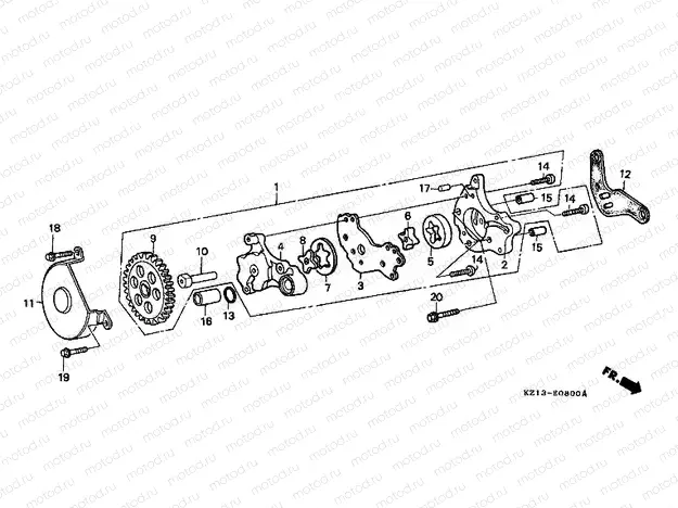 E-8 OIL PUMP