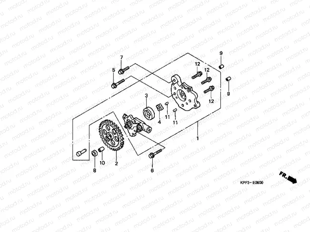 E-8 OIL PUMP