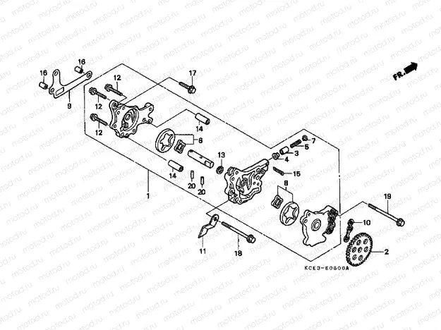 E-8 OIL PUMP