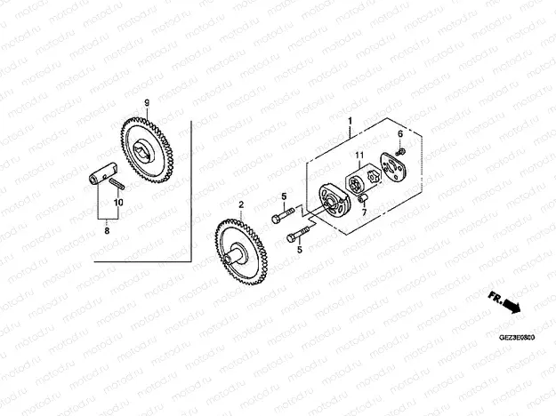 E-8 OIL PUMP