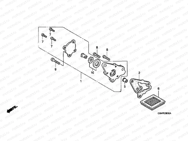 E-8 OIL PUMP