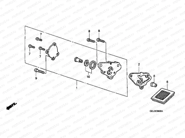 E-8 OIL PUMP