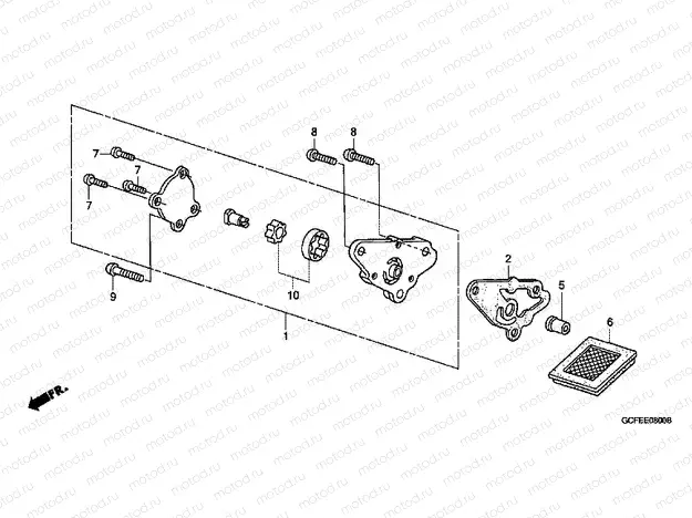E-8 OIL PUMP