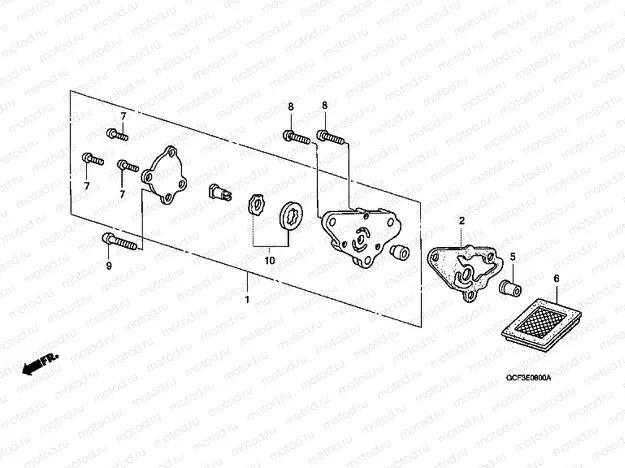 E-8 OIL PUMP