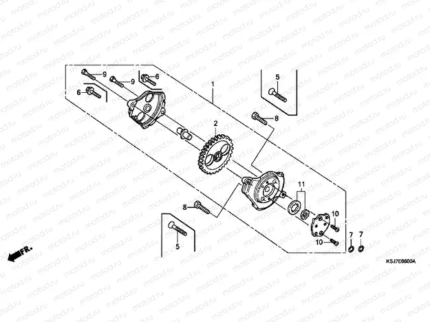 E-8 OIL PUMP