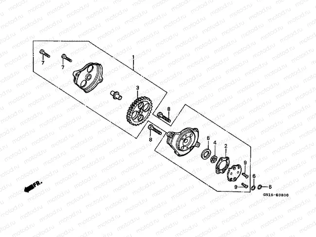 E-8 OIL PUMP