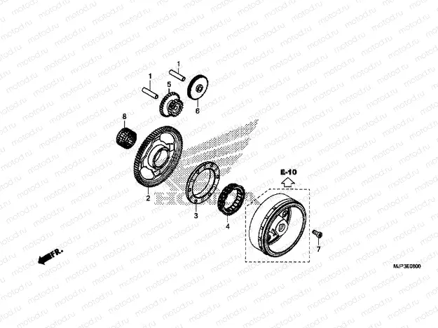 E-8 STARTING CLUTCH