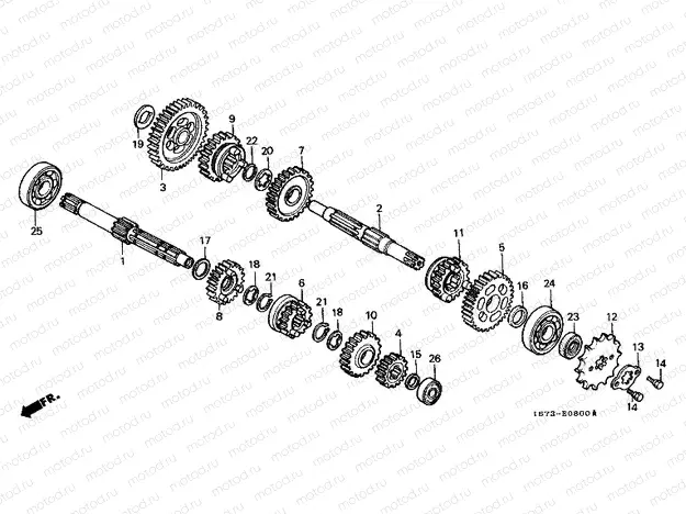 E-8 TRANSMISSION (B / DK / E / ED / N)
