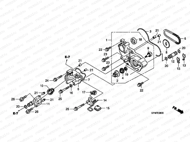 E-8 WATER PUMP