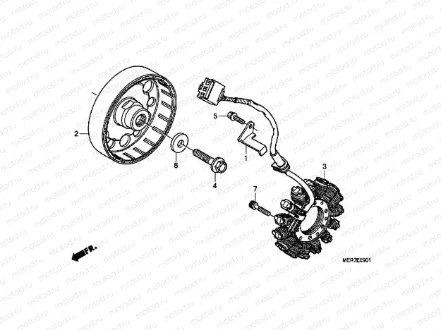 E-9-1 GENERATOR (CBF600S8 / SA8 / N8 / NA8)
