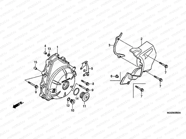 E-9 A.C. GENERATOR COVER