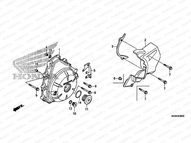 E-9 A.C. GENERATOR COVER