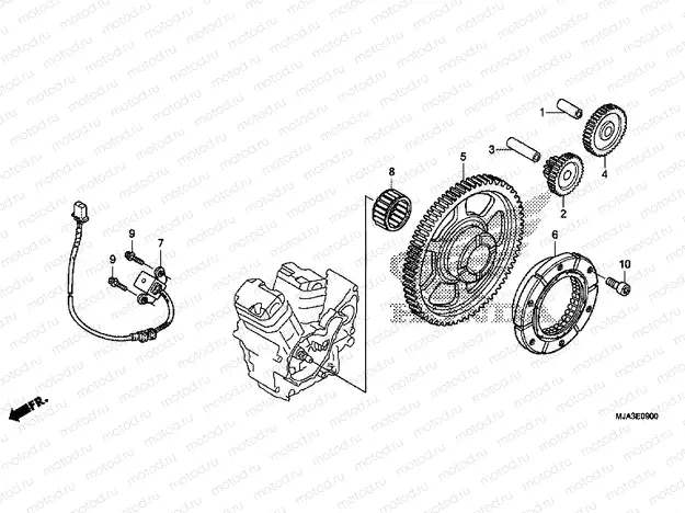 E-9 CLUTCH COUPLING START