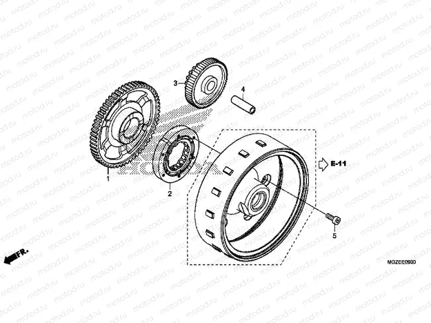 E-9 CLUTCH COUPLING START