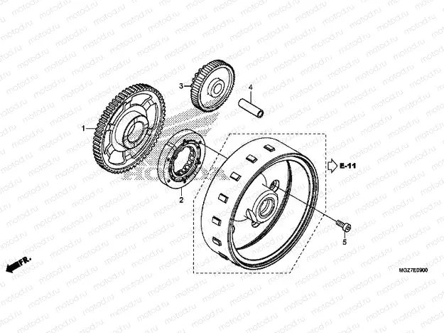E-9 CLUTCH COUPLING START