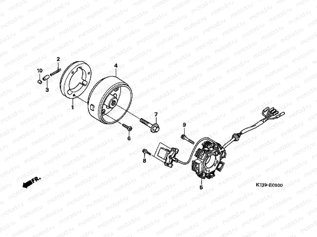 E-9 GENERATOR (CGR125SH5.8)