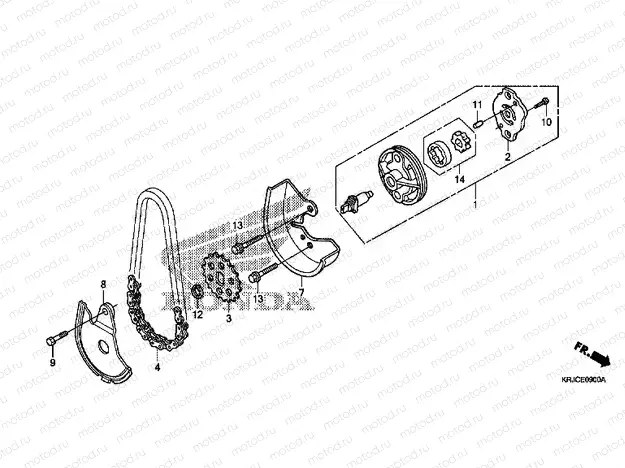E-9 OIL PUMP