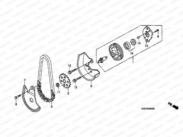 E-9 OIL PUMP